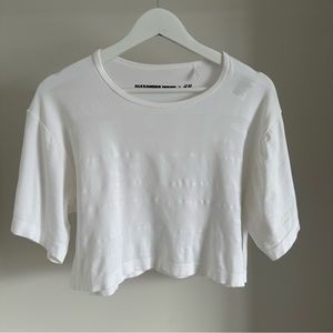 Alexander Wang x H&M White Short Sleeve Crop Top